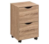 5five - Torre de 2 Puertas con Ruedas Efecto Madera