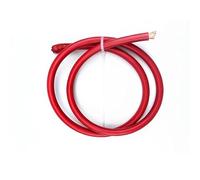 5FT Heavy Duty PVC Power Cable, 1-12AWG Red Black, Flexible Copper For Car Battery Jumper, High Current Wiring(RV-Red,12 AWG)