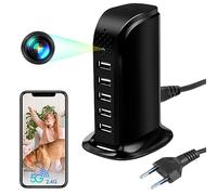 5G Cámara Espía Oculta WiFi, Mini Camaras Espias USB Cargador 1080P HD, Micro Camera Espia Camuflada de Vigilancia con Detección de Movimiento para Hogar Oficina