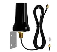 5G LTE Antena 4G Exterior Omnidireccional Amplificador Señal Interior/Exterior Ganancia hasta 7DBI Conector SMA con Adaptador TS9 3G/4G/5G/GSM/GPRS,para LTE Router Vigilancia de la Seguridad-3M