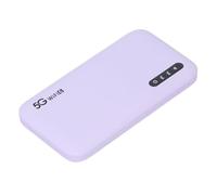 5G Mobile Hotspot, 1.25 Gbps Wifi6 Viaje WiFi Hotspot Router con Ranura de Tarjeta Nano SIM, Admite 16 Dispositivos Conectados, Batería de 6100 MAh