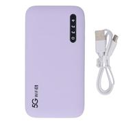 5G Mobile Hotspot, 2.4GHz 5.8GHz Portable WiFi 6 Hotspot Router con Ranura de Tarjeta SIM, Dispositivo WiFi Móvil para Viajar, 16 Dispositivos Conectados, Batería de 6100 MAh