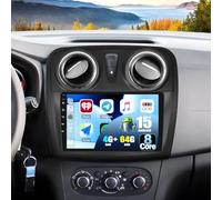 5G WiFi GOHHDL 4G+64G 8Core Qualcomm Android 15 Autoradio para Renault Dacia SANDERO II B52 2012-2019 con Carplay Android Auto, Pantalla Táctil IPS de 9 Pulgadas con Bluetooth FM/RDS EQ DSP GPS Cámara