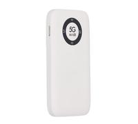 5G WiFi Mobile Hotspot para Viajes, Enrutador de Cobertura Local e Internacional de Doble Banda, 16 Usuarios Enrutador de Hotspot Inalámbrico con Ranura de Tarjeta SIM, Batería (White)