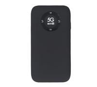 5G WiFi Mobile Hotspot para Viajes, Enrutador de Cobertura Local e Internacional de Doble Banda, 16 Usuarios Enrutador de Hotspot Inalámbrico con Ranura de Tarjeta SIM, Batería (Black)