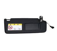 5GG857551 5GG857552 5GG 857 551 Para VW Para Golf 7 Para MK7 2013-2021 Panel Visera Frontal Negro Gris Con Espejo Maquillaje Visera Solar Para Coche(Black Passenger Side)
