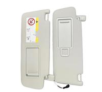 5GG857551 5GG857552 Para VW Para Bora 2016-2026 Para VS7 Panel Visera Frontal Gris Negro Con Espejo Maquillaje Visera Solar Para Coche(Grey1 Pair)