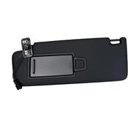5GG857551 5GG857552 Para VW Para Golf 7 Para Passat Para B8 Para CC Para MK7 Panel Visera Frontal Negro Con Espejo Maquillaje Visera Solar Para Coche(Black Driver Side)