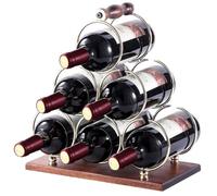 5JJJLOOOPP Cobertizo de vino para encimera sin rama, soporte de metal para vino Zhuo Shang, cobertizo de vino de agua (color: bronce) (/dorado)