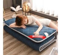 5JJJLOOOPP Colchón de futón doble, tapete portátil de diseño ergonómico, colchón de futón plegable, colchón de futón grueso Tatami para suelo, sofá cama