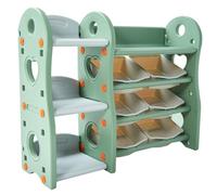 5JJJLOOOPP El cobertizo principal para el suministro infantil, la caja grande y el organizador multiusos de 4 pisos y caja de libros pediátricos para el almacén, sala de juegos, dormitorio (color