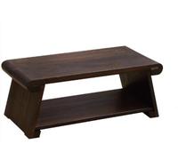 5JJJLOOOPP Mesa de centro retro y alféizar de la ventana del balcón, mesa baja de madera maciza, mesa baja de ocio (50 x 33 x 20 cm)