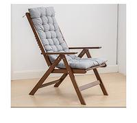 5JJJLOOOPP Silla de gravedad cero, silla de jardín, silla de madera para exteriores, plegable, para playa, césped, longitud ajustable, dormitorio, balcón, piscina, terraza, patio - ergonómica - nogal