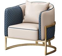 5JJJLOOOPP Silla de sofá individual ligera y lujosa, moderna y nórdica, para sala de estar, sala de estar, sala de estar, sala de estar, hotel, salón de belleza, restaurante, combinación de mesa y