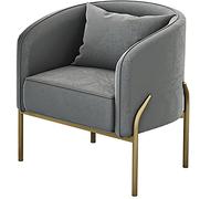 5JJJLOOOPP Silla de sofá individual ligera y lujosa, moderna y nórdica, para sala de estar, sala de estar, sala de estar, sala de estar, hotel, salón de belleza, restaurante, combinación de mesa y