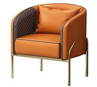 5JJJLOOOPP Silla de sofá individual ligera y lujosa, moderna y nórdica, para sala de estar, sala de estar, sala de estar, sala de estar, hotel, salón de belleza, restaurante, combinación de mesa y
