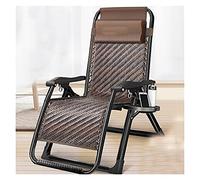 5JJJLOOOPP Silla Gravity, silla de terraza plegable integrada, silla de playa para descansar, soporte para tazas con reposacabezas ajustable, tumbona para acampar al aire libre, silla de jardín (color