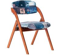 5JJJLOOOPP Tumbona silla de jardín plegable de madera maciza, mesa de comedor familiar y silla escandinava, moderna y minimalista, silla de café combinada (color G) E (F)