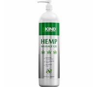 5kind Gel de aceite de cañamo 1000 ml - Para articulaciones y músculos, espalda, región lumbar, músculos, pies, rodillas, cuello, hombros - Crema masaje rica en extractos naturales