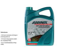 ADDINOL Aceite de motor Giga Luz MV 0530 LL 5W-30 para BMW Longlife-04 VW 504 00 4x