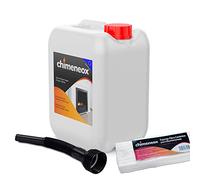 5L Bioetanol 96% para chimeneas de Chimeneox (con Embudo) + 2 x Esponja Fibra Cerámica