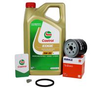 5L Castrol 5W30 + Filtro de Aceite para VAG Seat Skoda Audi VW Golf 1.0/1.2/1.4