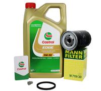 5L Castrol 5W30 +Filtro VAG Golf 3-6 Passat T4 T5 Audi A3 A4 A6 A8 1.6-2.8