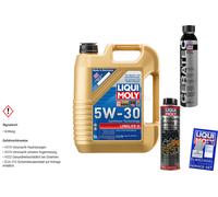 5L Liqui Moly LONGLIFE III 5W-30 Aceite Motor Aceite Schlamm-Spülung Cera Tec