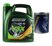 5L Original FANFARO Vsx 5W-40 Api Sn / Sm / Cf aceite motor Engine Oil Flusch