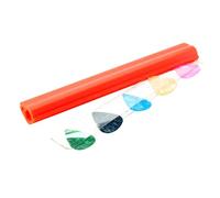 5lots - Soporte universal de goma para púas de guitarra para mejorar la reproducción de la guitarra, clip de almacenamiento de instalación rápida