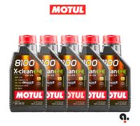 5LT Aceite De Motor Motul 8100 X Clean Efe 5w30 Acea C2 / C3 100% Sintético