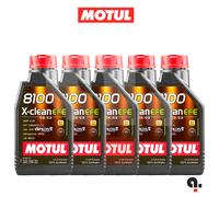 5LT Aceite De Motor Motul 8100 X Clean Efe 5w30 Acea C2 / C3 100% Sintético
