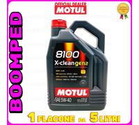 MOTUL X-CLEAN GEN2 Aceite de motor 5W-40 Aceite para motor 5L 109762 para OPEL