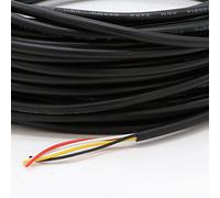 5M 28 26 24 22 20 18 16 AWG UL2464 Cable de alambre revestido Cable de señal de cobre 2 3 4 5 6 7 8 10 Core Cable de audio electrónico suave(20AWG,3 Cores)