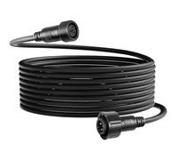 5m Alargador Cable DMX Impermeable Al Aire Libre para Luces, Extensión del Cable XLR Macho Hembra 3 Pin para Luz DMX Prueba de Agua, Conexiones XLR 3 Pines Señal DMX para Focos Escenario Exterior