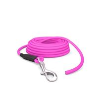5m Arrastrar Perros Correa, Correa de Perro Impermeable Redonda Correa sin Lazo, Seguro Libre de Correr Correa de adiestramiento de Color Rosa, hasta 35kg