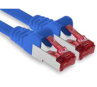 5m - azul - 1 pieza - CAT.6 Ethernet LAN cable de red 1000 Mbit/s Patchkabel CAT.6 S-FTP PIMF compatible con CAT5 CAT6a CAT7 CAT8