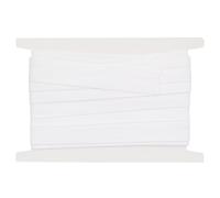 5M Bies de algodón Liso Bies de 20mm de Ancho para Coser Manualidades de Bricolaje Costura,Cintas Bies de espiga Cinta de Cinta de Sarga de Patrón Correas Anchas de Algodón-Blanco