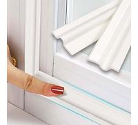 5M Blanca Burlete Puerta Ventanas Entrada Corredera InsonorizacióN AnticolisióN Espuma Autoadhesivo,Tira Sellado Exterior Acustico Cinta Aislante Ventanas Prueba Viento Termico Antipolvo Aislamiento