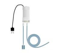 5M Bomba de vacío alimentada por USB, 5 V, bomba de agua autocebante, mini bomba de agua, adecuada para actividades al aire libre o viajes, color blanco, 1 unidad