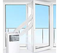 5m Cubierta Aislante Sellador Para Puertas, Con Cremallera Y Cinta Adhesiva, Evita La Entrada De Mosquitos, Impide La Salida De Aire Fresco, Para Aire Acondicionado Portátiles Y Secadoras