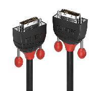 Lindy 36254 - cable dvi-d de doble enlace (5 m), color negro