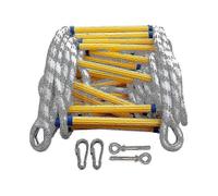 5m Fire Escape Ladder, Fire Escape Rope Ladder Flame Resistant Emergency Fire Safety Evacuation Ladde