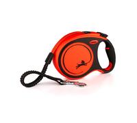 (5m)Flexi Xtreme Naranja Retráctil Mascota Cable de Tracción para Perros Ejercicio Juego Y