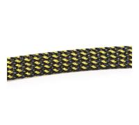 5M Multicolor Pet Insulated Braid Sleeving 2mm - 40mm Expandable Wire Cable Sheath Flame-Retardant Nylon Braided Mesh Tube(Black Golden,10mm)