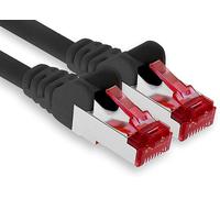 5m - negro - 1 pieza - CAT.6 Ethernet LAN cable de red 1000 Mbit/s Patchkabel CAT.6 S-FTP PIMF compatible con CAT5 CAT6a CAT7 CAT8