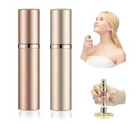 5ml Difusor De Perfume Recargable, 2 Piezas Difusor De Viaje Para Perfume, Mini Botella De Viaje Para Perfume (Oro+Champagne)