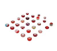 5mm Big Hole Beads | 27Pcs Multi - Style DIY Bead Accessories for Jewelry Making/Bracelets/Necklaces | Exquisite Acrylic Composite Beads with 0.2 Inch Aperture (A)