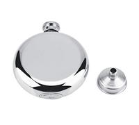 5oz 150ML Alcohol Round Flask, Stainless Steel Flasks Liquor Pocket Container for Men Whisky Wine Liquor Outdoor Camping Travel Disguise Container