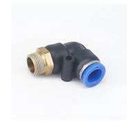 5pc 1/4" Male to Fit Tube O/D 12mm Pneumatic Elbow Push In Connector Union Quick Release Air Fitting Plumbing